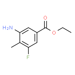 ChemSpider 2D Image | Ethyl 3-amino-5-fluoro-4-methylbenzoate | C10H12FNO2