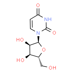 ChemSpider 2D Image | L-Uridine | C9H12N2O6