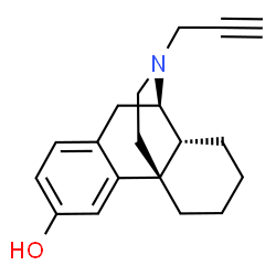 ChemSpider 2D Image | 17-(2-Propyn-1-yl)morphinan-3-ol | C19H23NO