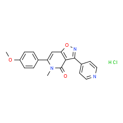 ChemSpider 2D Image | MMPIP hydrochloride | C19H16ClN3O3