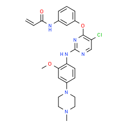 ChemSpider 2D Image | WZ4002 | C25H27ClN6O3
