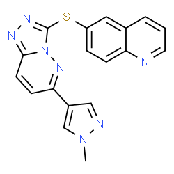 ChemSpider 2D Image | SGX 523 | C18H13N7S