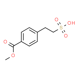 ChemSpider 2D Image | 2-[4-(Methoxycarbonyl)phenyl]ethanesulfonic acid | C10H12O5S