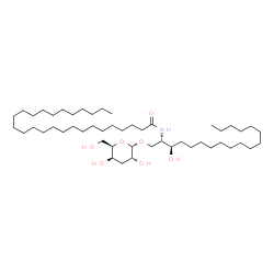 ChemSpider 2D Image | 1-O-(3-deoxy-alpha-D-galactopyranosyl)-N-hexacosanoylsphinganine | C50H99NO7