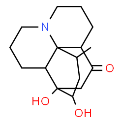 ChemSpider 2D Image | 7,8-Dihydroxy-14-methyllycopodan-5-one | C16H25NO3