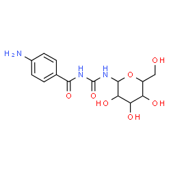 ChemSpider 2D Image | N-[(4-Aminobenzoyl)carbamoyl]hexopyranosylamine | C14H19N3O7
