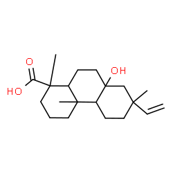 ChemSpider 2D Image | 8-Hydroxypimar-15-en-18-oic acid | C20H32O3