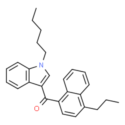ChemSpider 2D Image | JWH-182 | C27H29NO