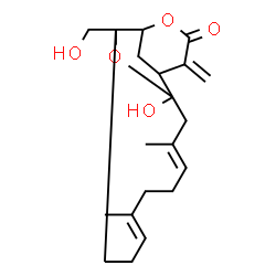 ChemSpider 2D Image | DURUMHEMIKETALOLIDE A | C20H28O5