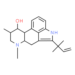 ChemSpider 2D Image | (8S,9S)-fumigaclavine D | C21H28N2O