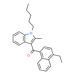 ChemSpider 2D Image | JWH 213 | C27H29NO