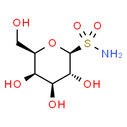 ChemSpider 2D Image | (1S)-1,5-Anhydro-1-sulfamoyl-D-galactitol | C6H13NO7S