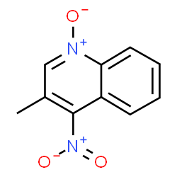 ChemSpider 2D Image | 3-Methyl-4-nitroquinoline 1-oxide | C10H8N2O3