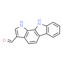 ChemSpider 2D Image | 1,10-Dihydropyrrolo[2,3-a]carbazole-3-carbaldehyde | C15H10N2O