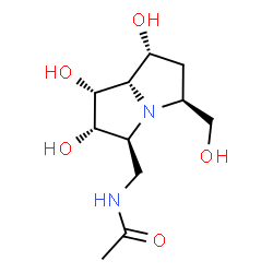 ChemSpider 2D Image | 1,3-di-epi-(&minus;)-pochonicine | C11H20N2O5