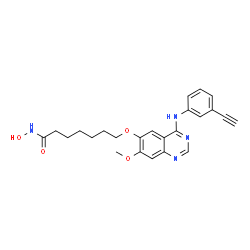 ChemSpider 2D Image | CUDC-101 | C24H26N4O4