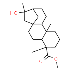 ChemSpider 2D Image | Methyl 16-hydroxykauran-18-oate | C21H34O3