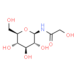ChemSpider 2D Image | N-Glycoloyl-beta-D-glucopyranosylamine | C8H15NO7