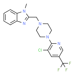 ChemSpider 2D Image | GSK1331258 | C19H19ClF3N5