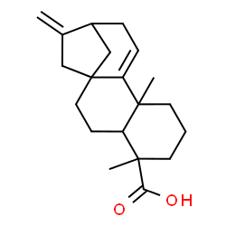 ChemSpider 2D Image | Kaura-9(11),16-dien-18-oic acid | C20H28O2