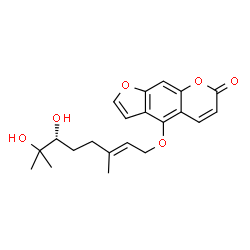 ChemSpider 2D Image | DIHYDROXYBERGAMOTTIN | C21H24O6