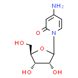 ChemSpider 2D Image | 4-Amino-1-(D-ribofuranosyl)-2(1H)-pyridinone | C10H14N2O5