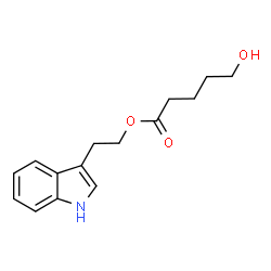 ChemSpider 2D Image | 2(1H-indol3yl)ethyl5hydroxypentanoate | C15H19NO3