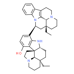 ChemSpider 2D Image | 17-[(14beta)-14,15-Dihydroeburnamenin-14-yl]aspidospermidin-14-ol | C38H48N4O