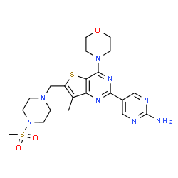 ChemSpider 2D Image | GNE-477 | C21H28N8O3S2