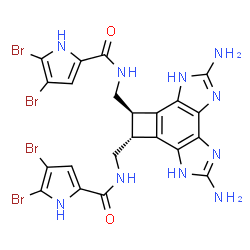ChemSpider 2D Image | benzosceptrin C | C22H18Br4N10O2