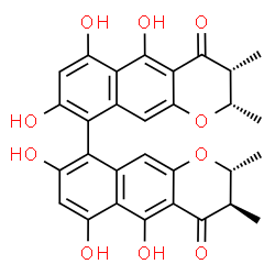 ChemSpider 2D Image | Chaetochromin B | C30H26O10
