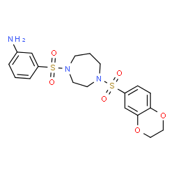 ChemSpider 2D Image | DASA-58 | C19H23N3O6S2