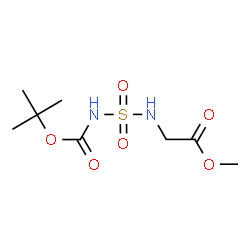 ChemSpider 2D Image | Methyl N-({[(2-methyl-2-propanyl)oxy]carbonyl}sulfamoyl)glycinate | C8H16N2O6S