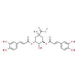 ChemSpider 2D Image | methyl 3,5-di-O-caffeoyl quinate | C26H26O12