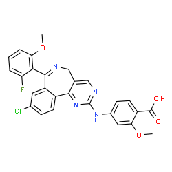 ChemSpider 2D Image | Alisertib | C27H20ClFN4O4