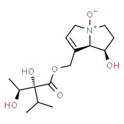 ChemSpider 2D Image | (+)-Indicine N-oxide | C15H25NO6