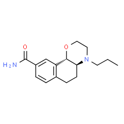 ChemSpider 2D Image | (4aS,10bS)-4-Propyl-3,4,4a,5,6,10b-hexahydro-2H-naphtho[1,2-b][1,4]oxazine-9-carboxamide | C16H22N2O2