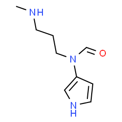 ChemSpider 2D Image | N-[3-(Methylamino)propyl]-N-1H-pyrrol-3-ylformamide | C9H15N3O
