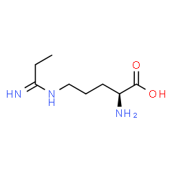 ChemSpider 2D Image | N~5~-Propanimidoyl-L-ornithine | C8H17N3O2