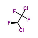 InChI=1/C2HCl2F3/c3-1(5)2(4,6)7/h1H/t1-/m0/s1