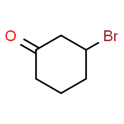 ChemSpider 2D Image | 3-Bromocyclohexanone | C6H9BrO