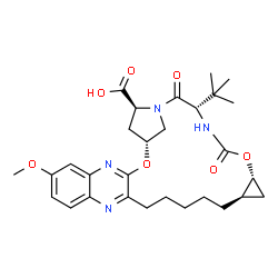 ChemSpider 2D Image | MK-5172 | C29H38N4O7