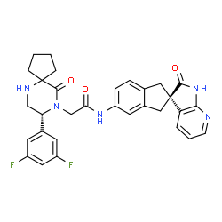 ChemSpider 2D Image | MK-3207 | C31H29F2N5O3