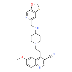 ChemSpider 2D Image | GSK 299423 | C25H27N5O2S