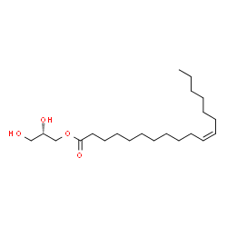 ChemSpider 2D Image | (2S)-2,3-Dihydroxypropyl (11Z)-11-octadecenoate | C21H40O4