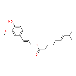 ChemSpider 2D Image | capsiconiate | C20H28O4