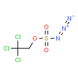 ChemSpider 2D Image | trichloroethoxysulfonyl azide | C2H2Cl3N3O3S