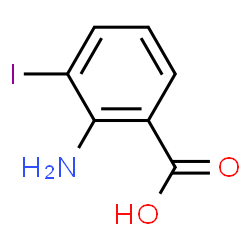 ChemSpider 2D Image | 2-Amino-3-iodobenzoic acid | C7H6INO2