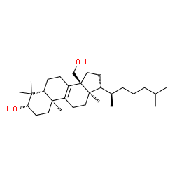 ChemSpider 2D Image | lanost-8-ene-3beta,30-diol | C30H52O2