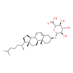 ChemSpider 2D Image | Cholesterol glucuronide | C33H54O7